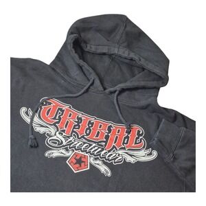 VTG Tribal Wear Street Wear Hoodie Sweatshirt Made In‎ USA Urban Y2K Adult L